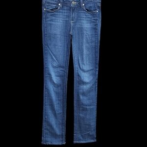 Paige Skyline Skinny Jeans Womens 28 Blue Stretchy Denim